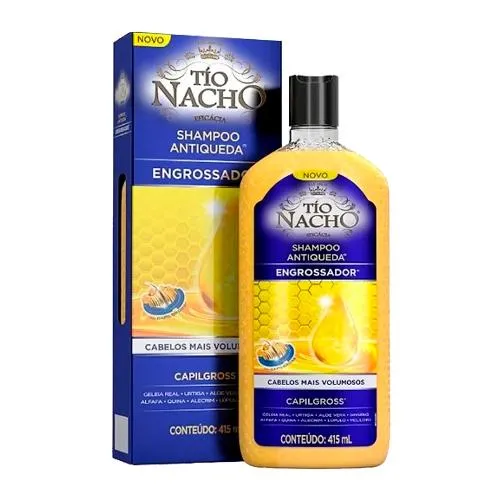 Shampoo Tio Nacho Antiqueda Engrossador Capilgross 415ml