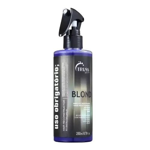 Spray Truss Tratamento Reconstrutor Capilar Uso Obrigatório Blond 260ml
