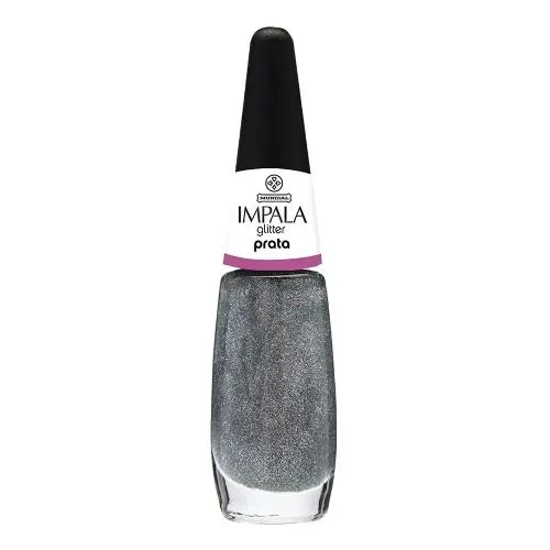 Esmalte Impala Glitter Prata