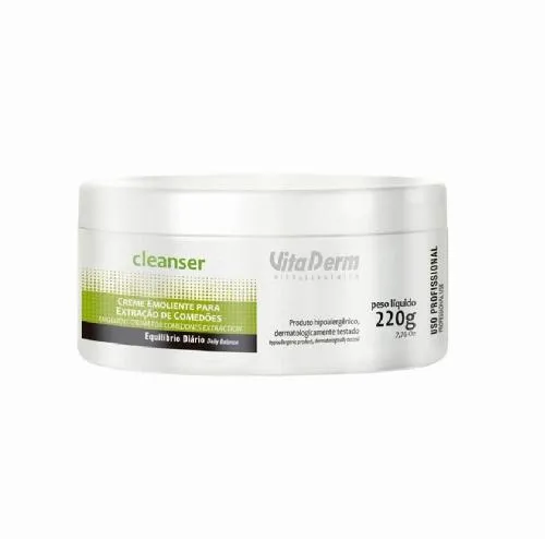 Creme Vita Derm Emoliente para Extração de Comedões 220g