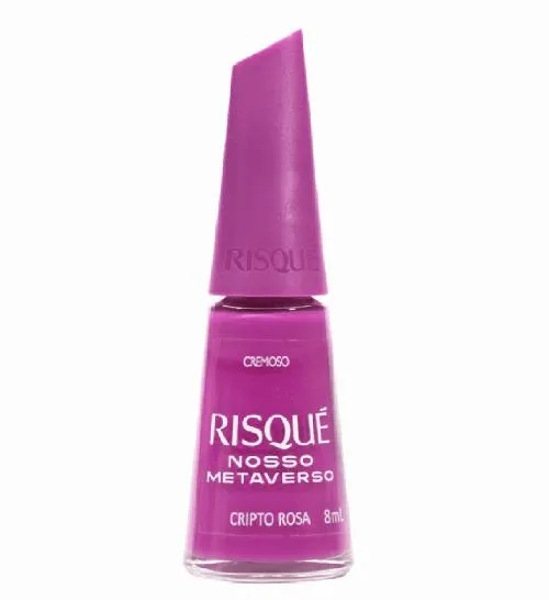 Esmalte Risqué Nosso Metaverso Cripto Rosa