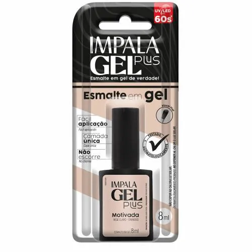 Esmalte em Gel Impala Plus Motivada 8ml