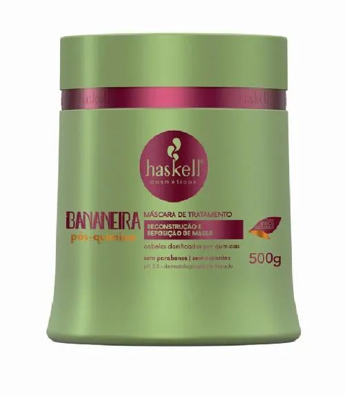 Máscara Hidratante Pós Química Haskell Bananeira 500g