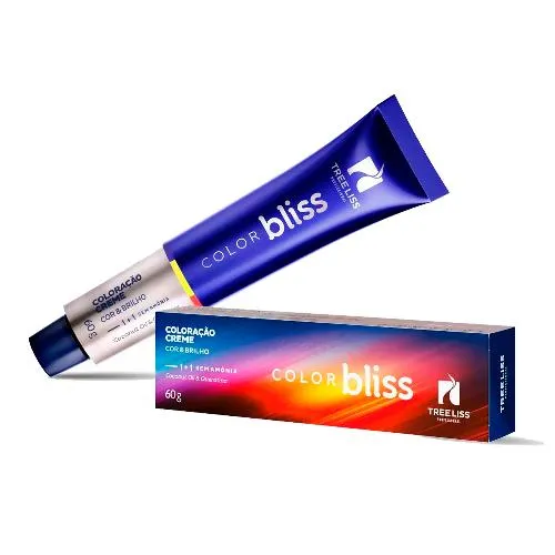 Coloração Tree Liss Color Bliss 7.7 Canela sem Amônia 60g