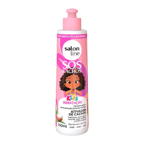 ativador de Cachos Salon Line S.O.S Cachos Kids 300ml
