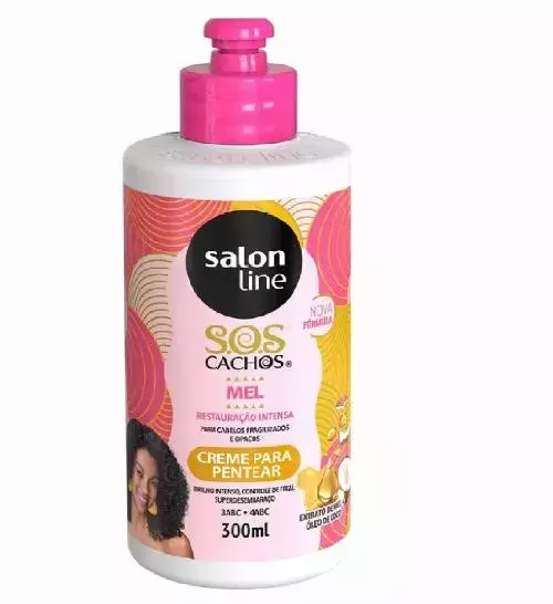 Creme de Pentear Salon Line Sos Mel Cachos Inten 300ml