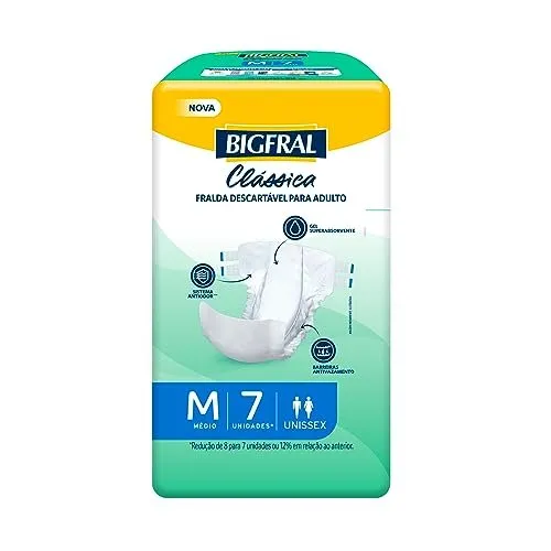 Bigfral Fralda Adulto Clássica M 7UN