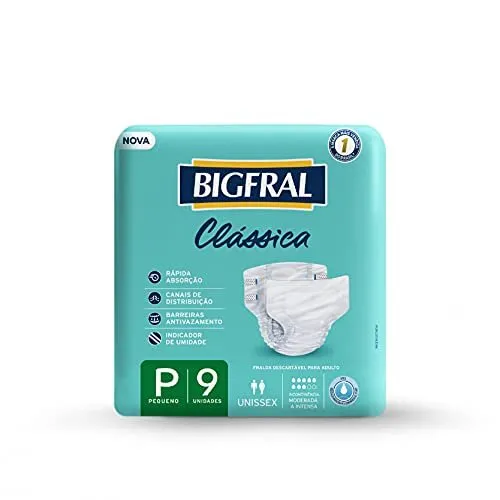 Bigfral Fralda Adulto Clássica P 9UN
