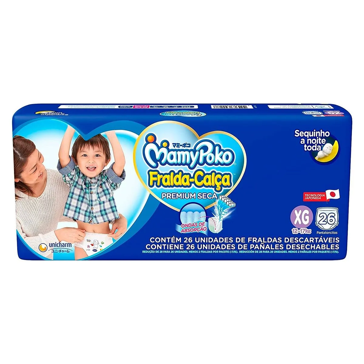 Fralda-calça Mamypoko Tamanho Extra Grande Com 26 Unidades Unicharm