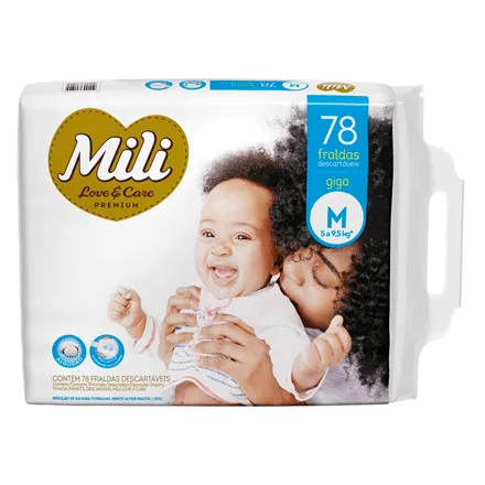 Mili Fralda Love e Care Giga M 78UN