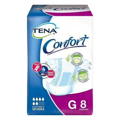 Tena Fralda Adulto Confort G 8un