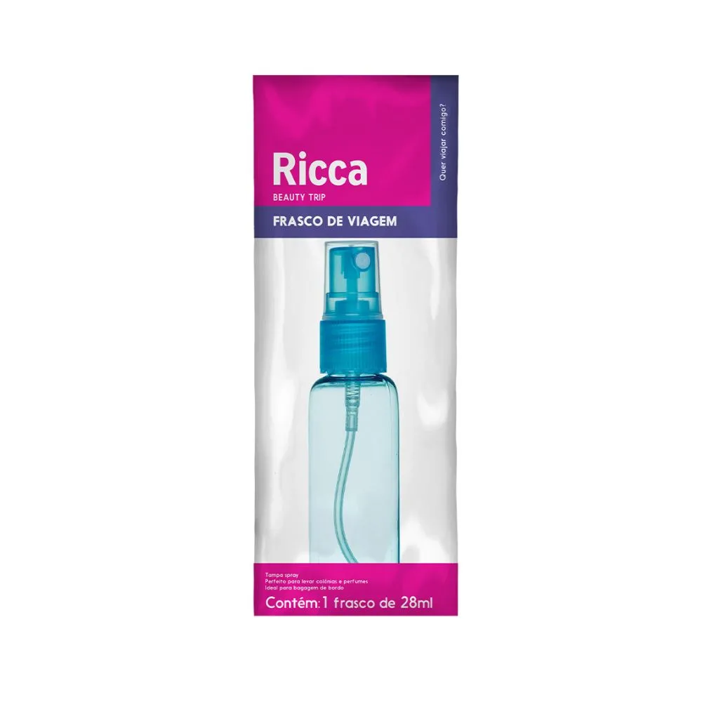 Frasco de Viagem Ricca 80ml Ref 3310