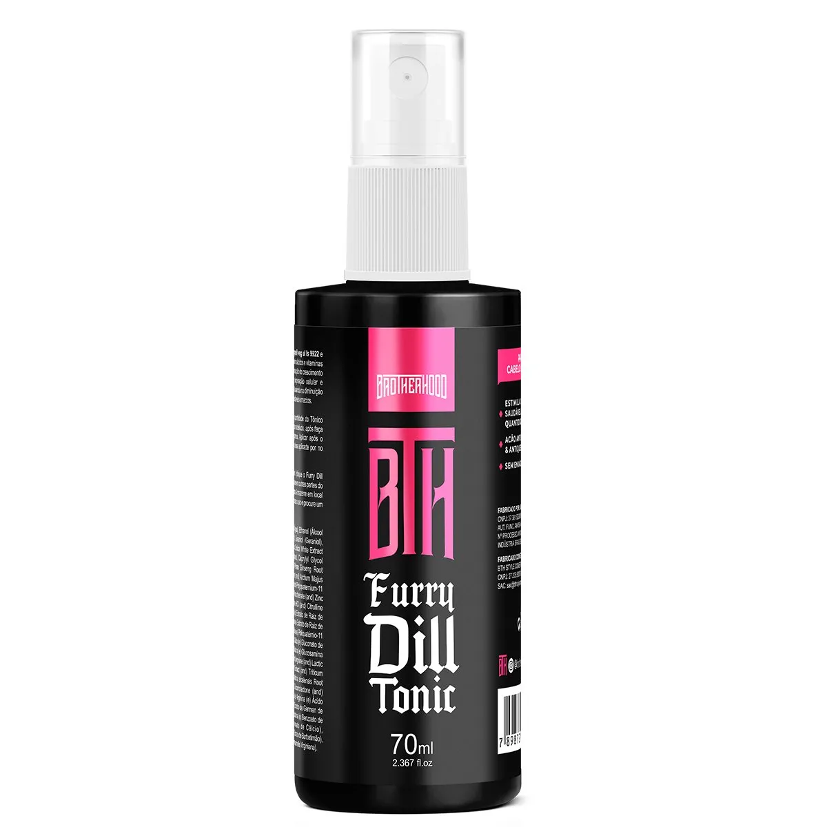 Tônico Crescimento Barba e Cabelo Furry Dill BTH 70ml