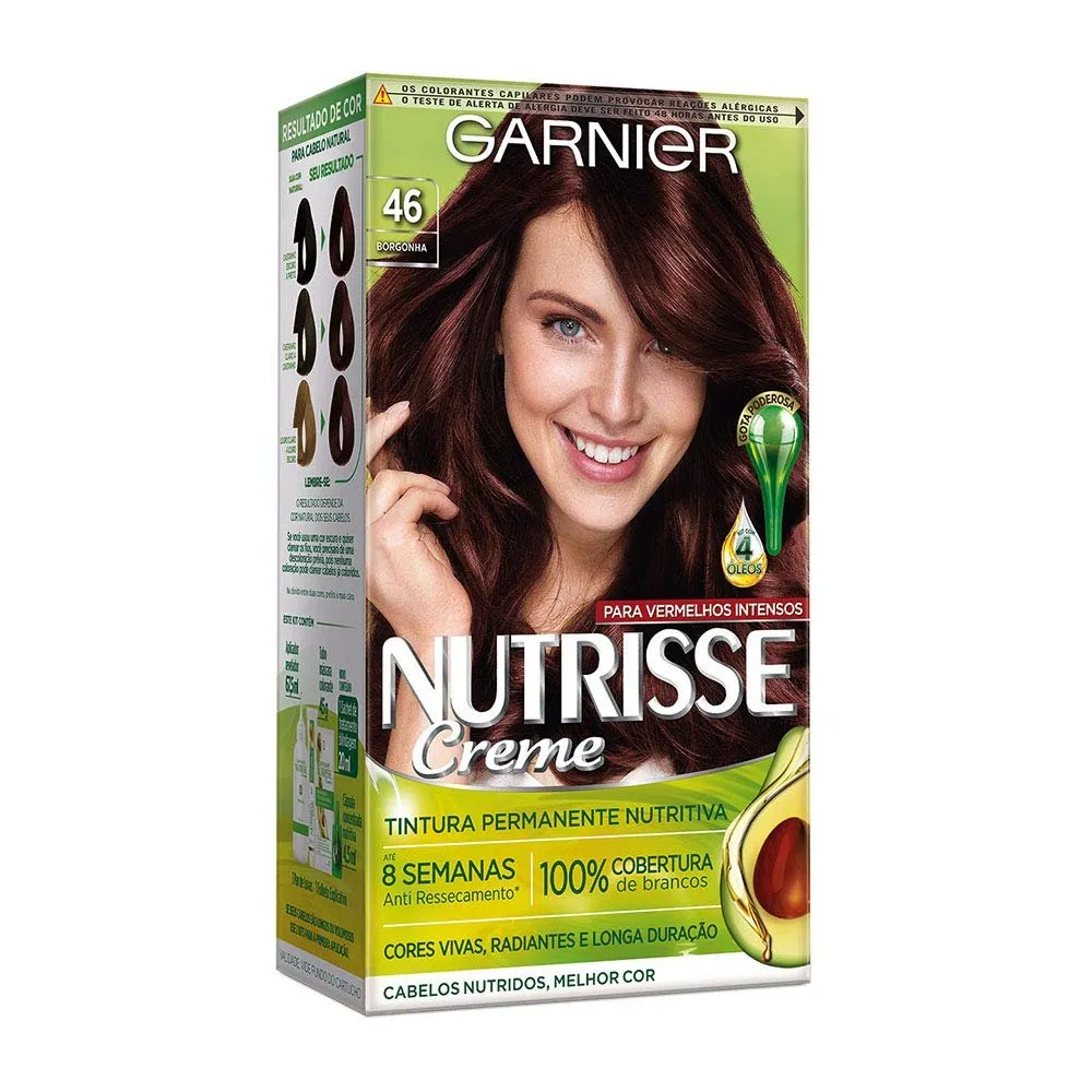 Garnier Nutrisse Creme Castanho Vermelho 46