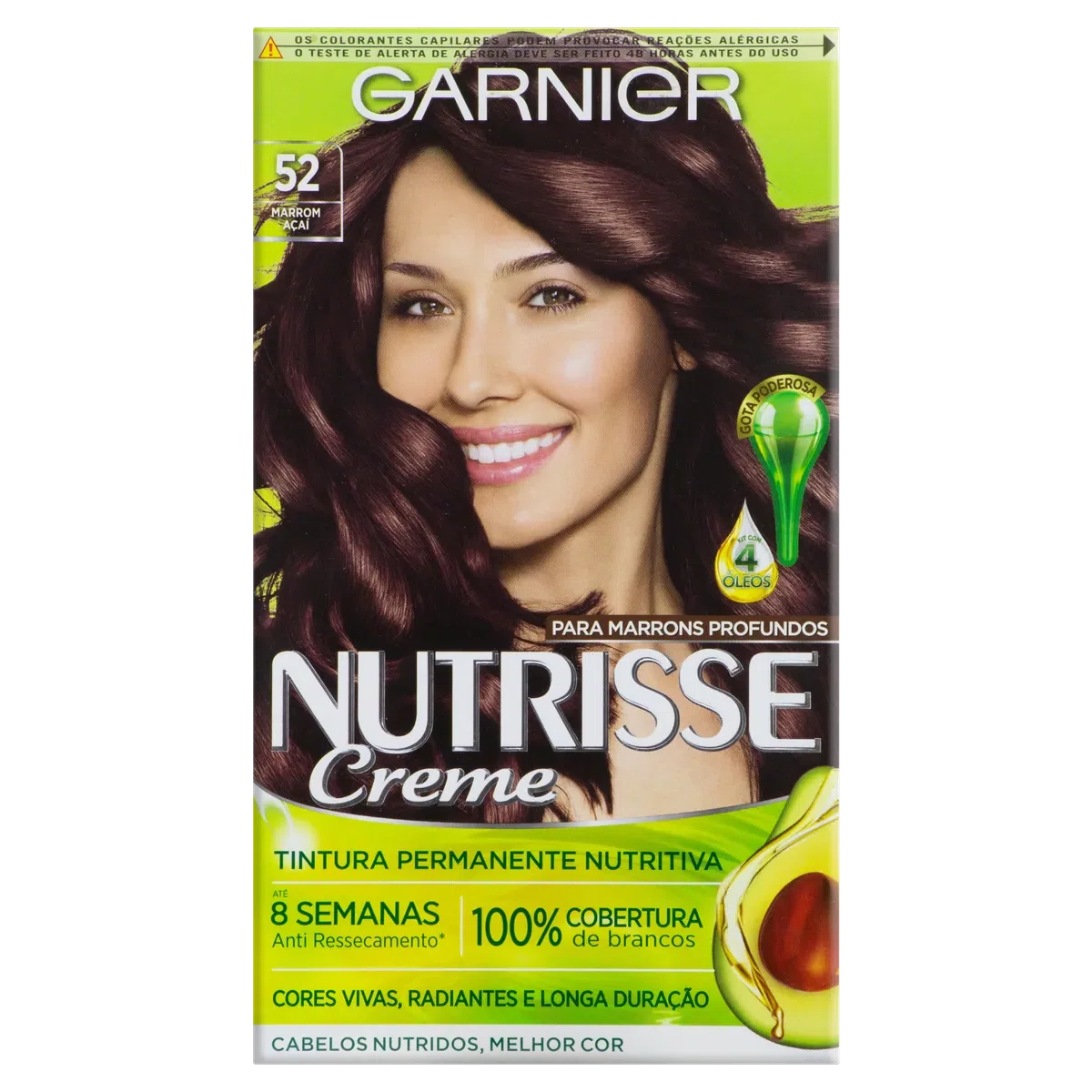 Garnier Nutrisse Creme Marrom Açai 52