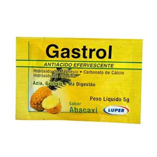 Gastrol Sabor Abacaxi Efervescente Com 01 Sachê