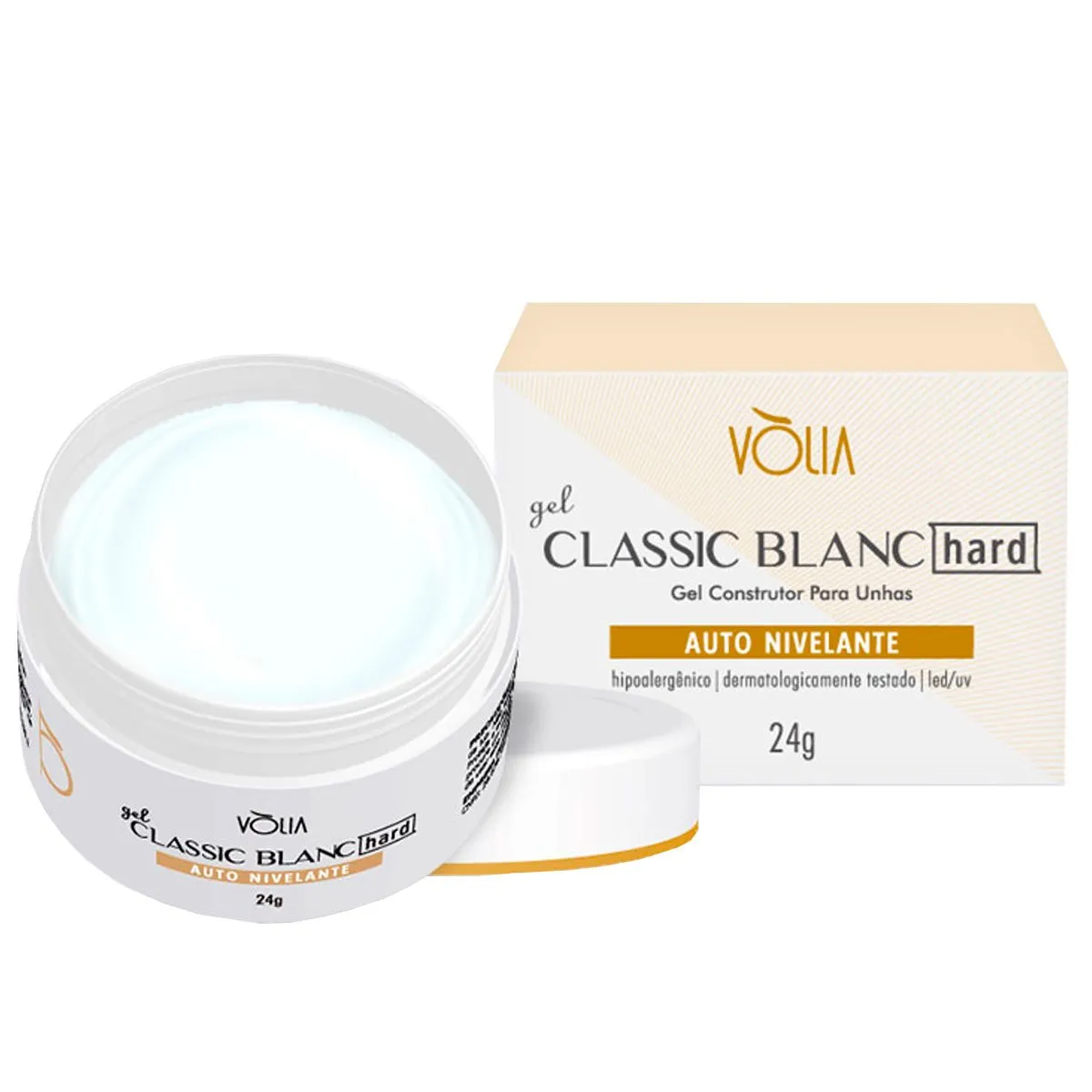Gel Classic Hard Auto Nivelante Vòlia 24g Blanc