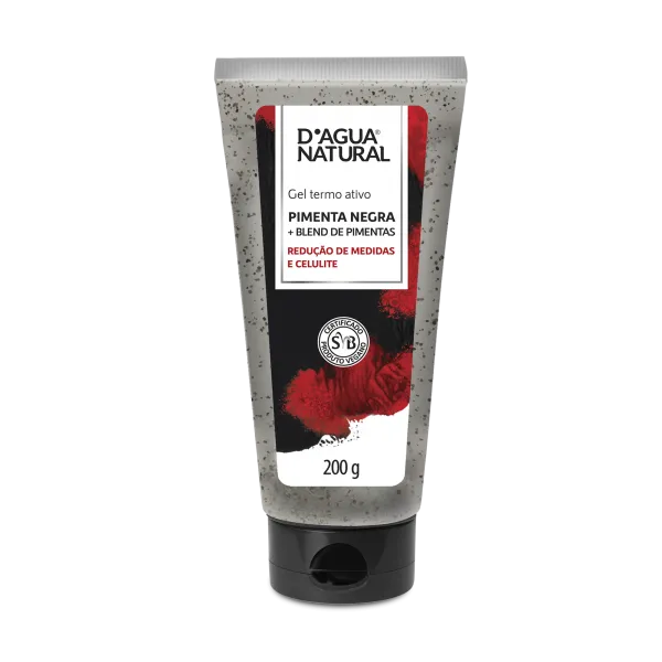 Gel Redutor Termo Ativo Pimenta Negra 200g