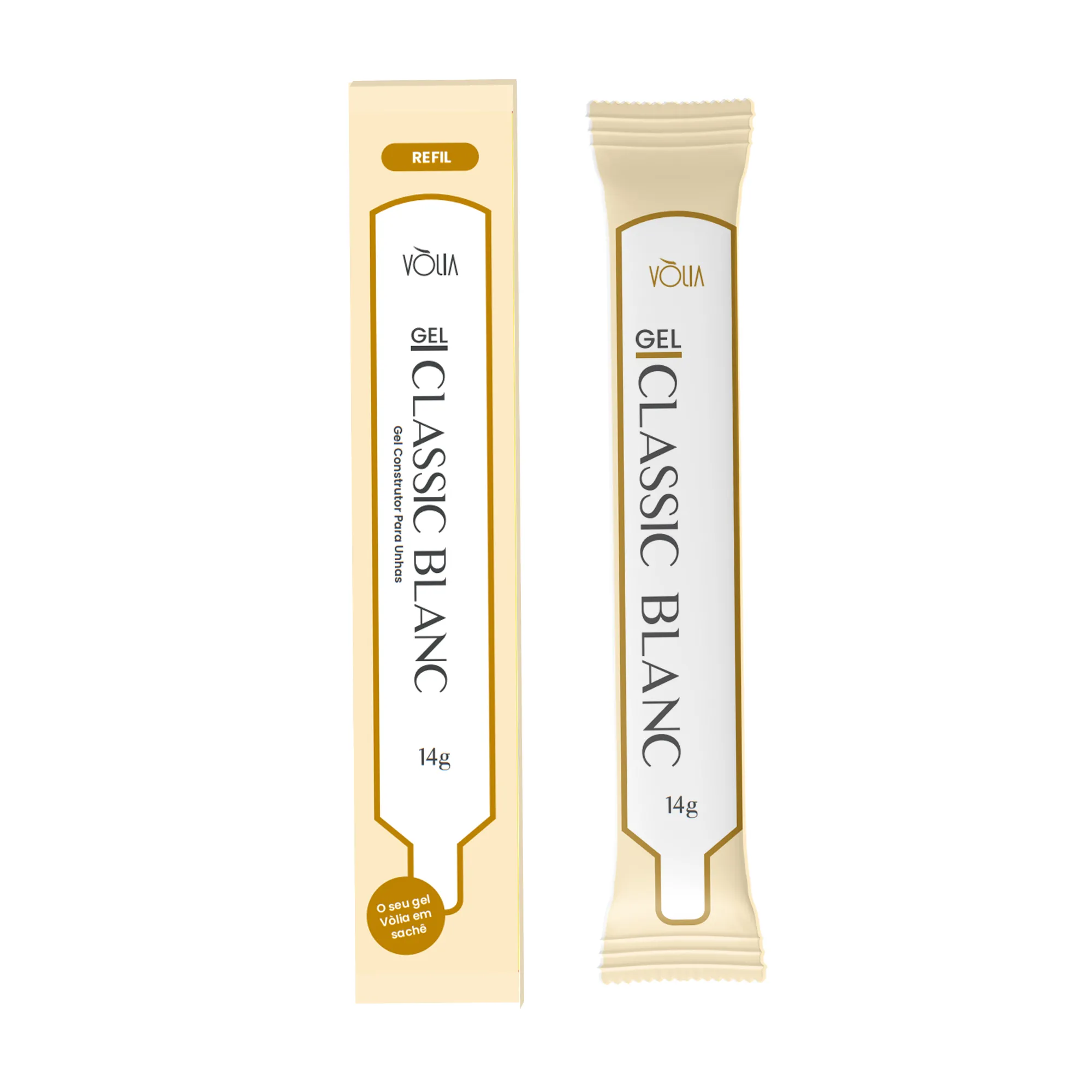 Gel Classic Blanc Volia Sachê 14g