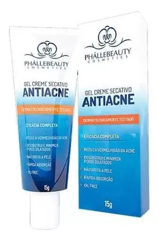 Gel Creme Secativo Antiacne Phallebeauty 15g