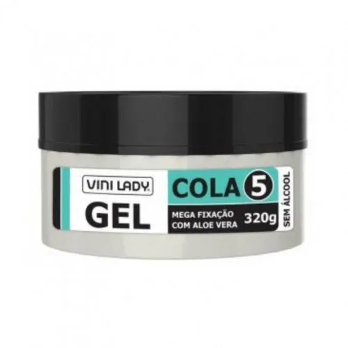 Gel Fixador De Cabelo Mega Fixação Vini Lady 300g