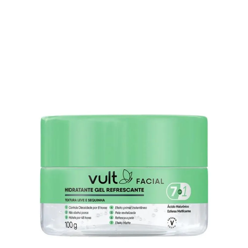 Gel Hidratante Facial Refrescante Vult 100g