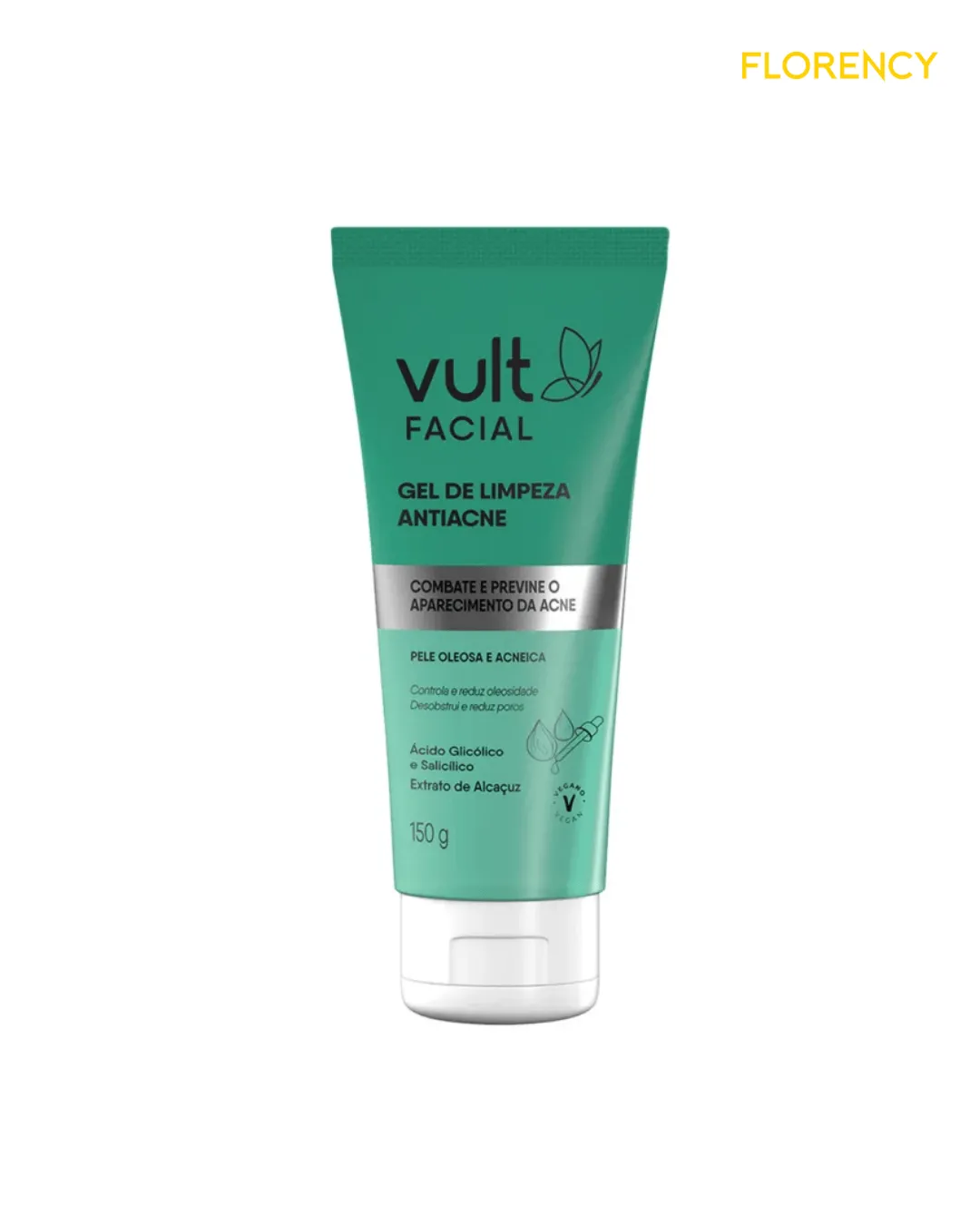 Gel Limpeza Facial Vult Antiacne 150g