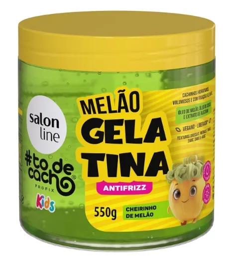 Gelatina Salon Line TODECACHO kids Melão 550g