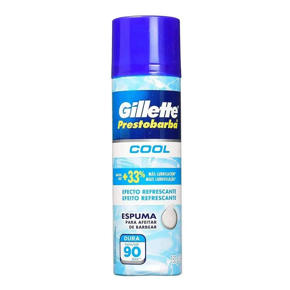 Gillette Espuma De Barbear Prestobarba Cool 150g