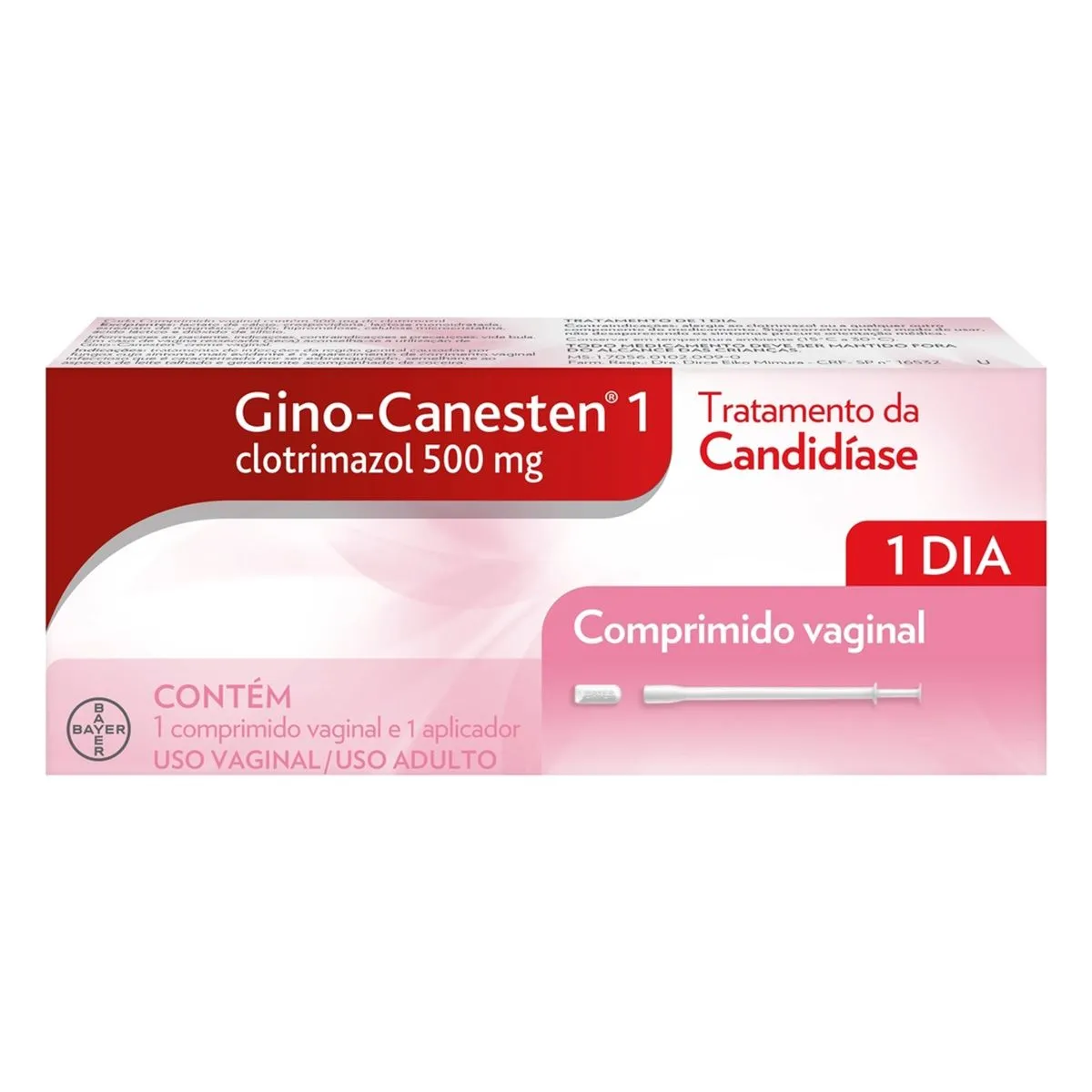 Gino-Canesten Com 1 Comprimido Vaginal E Aplicador Bayer