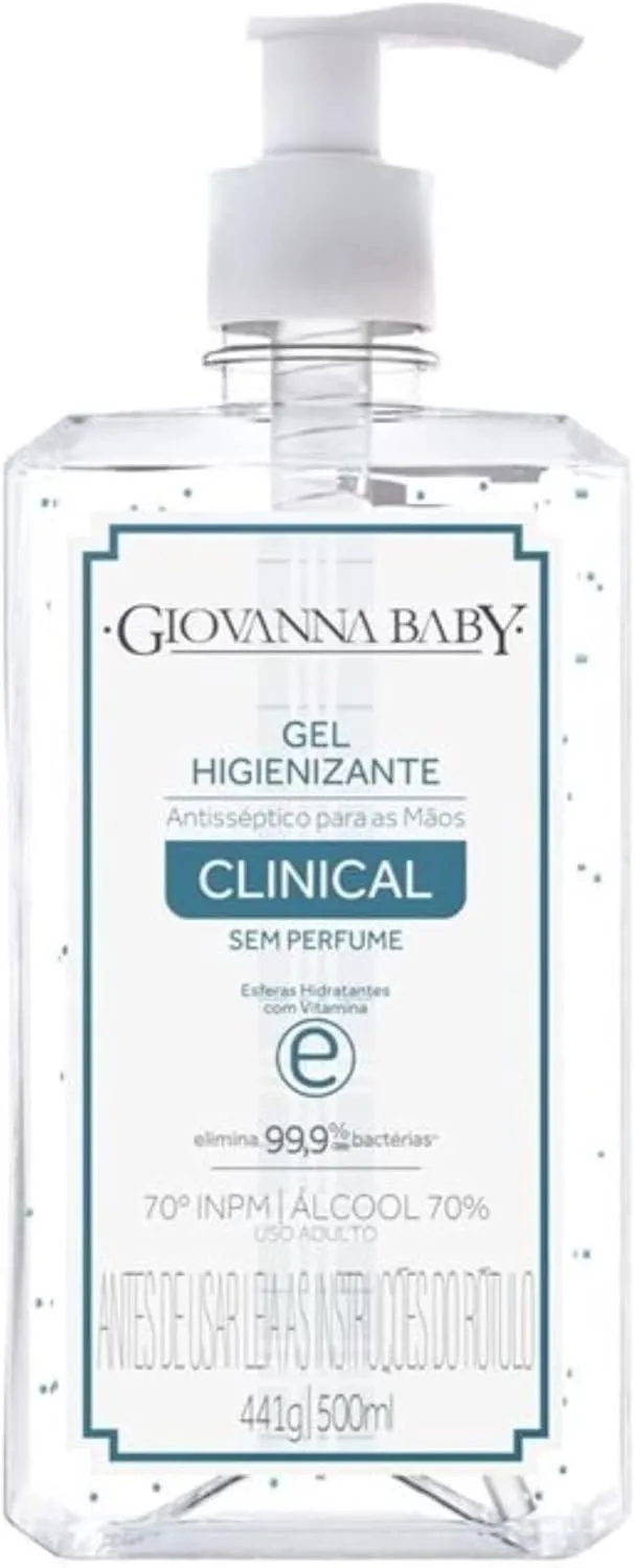 Giovanna Baby Álcool Gel Higienizante Clinical 500ml