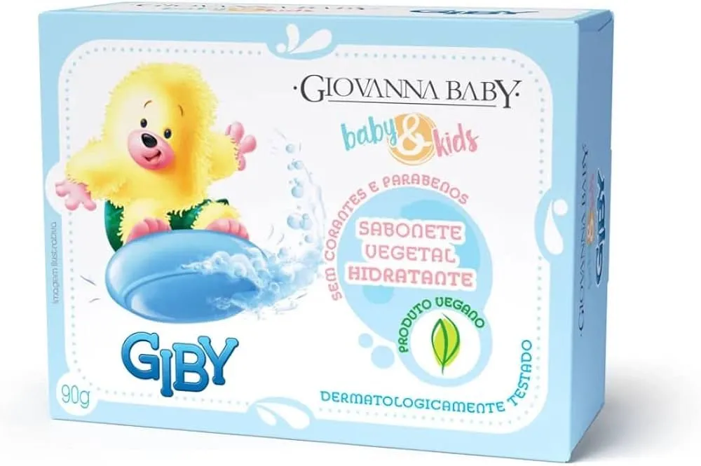 Giovanna Baby Sabonete Vegetal Infantil Giby em Barra 90g