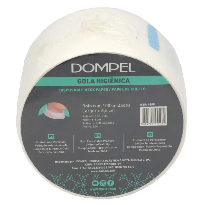Gola Higiênica Dompel 100un 5 rolos