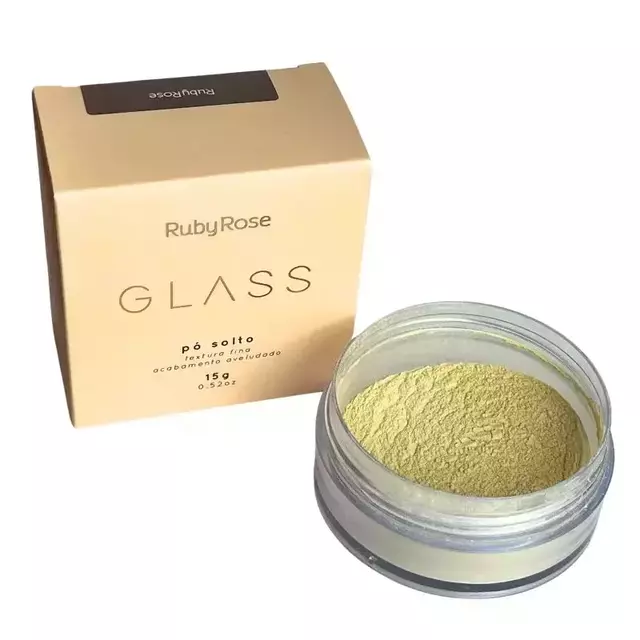 Pó solto textura fina gp02 15g - Ruby Rose glass