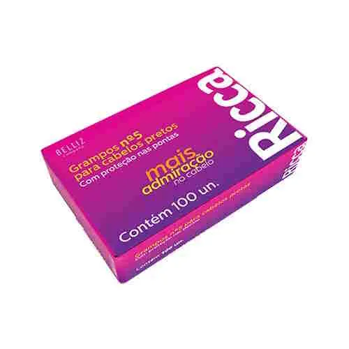 Grampo Ricca Número 5 Preto 100un