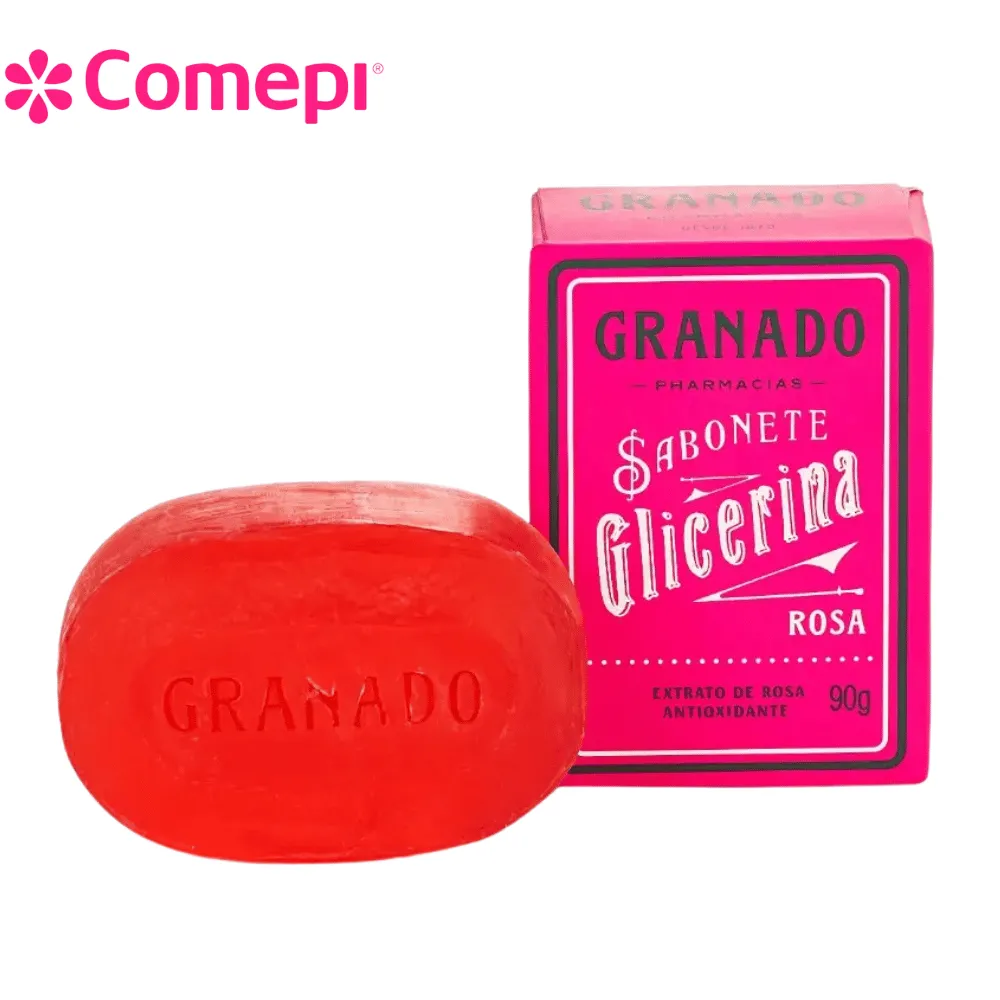 Granado Glicerina Vegetal Rosa Sab 90g