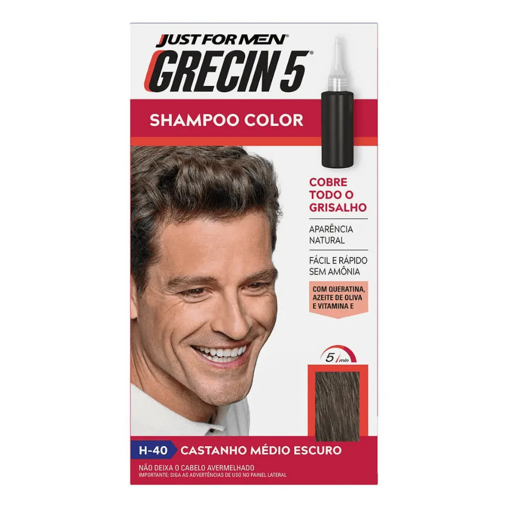 Grecin 5 Castanho Médio Escuro