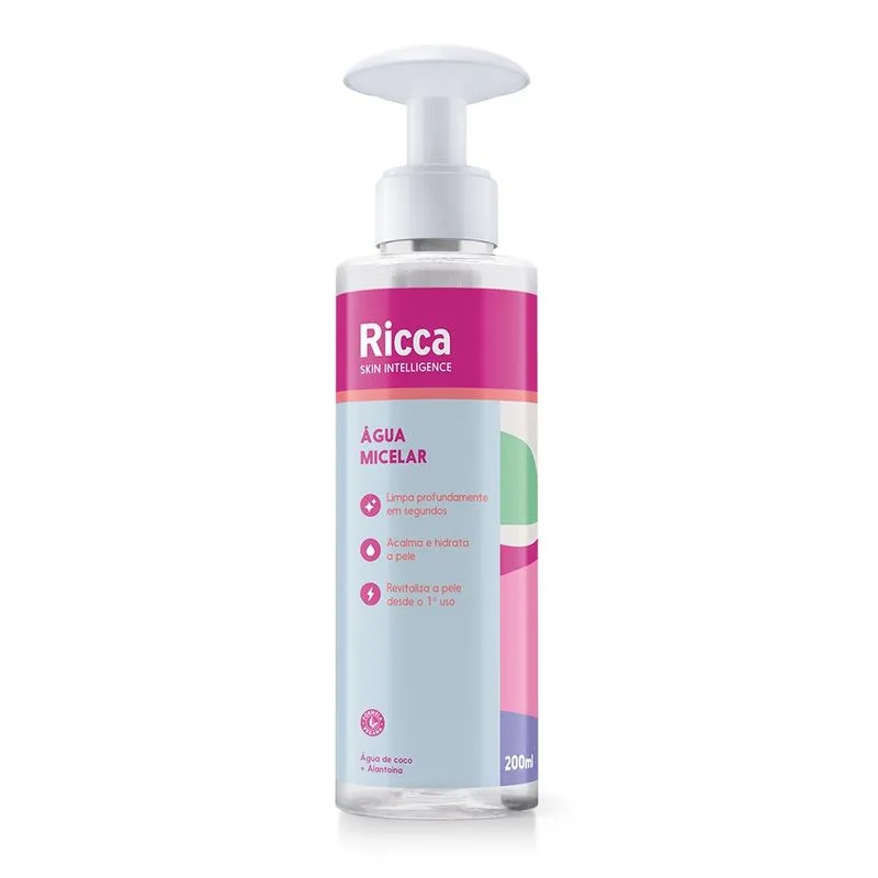 Água Micelar Ricca 200Ml REF. 3775