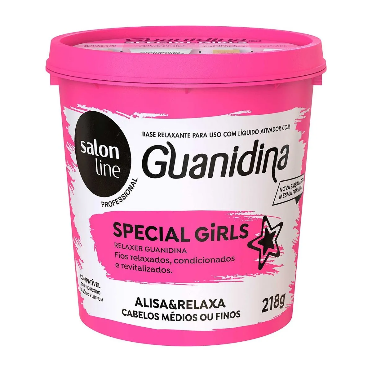 Guanidina Special Girls Relaxer 218gr Salon Line