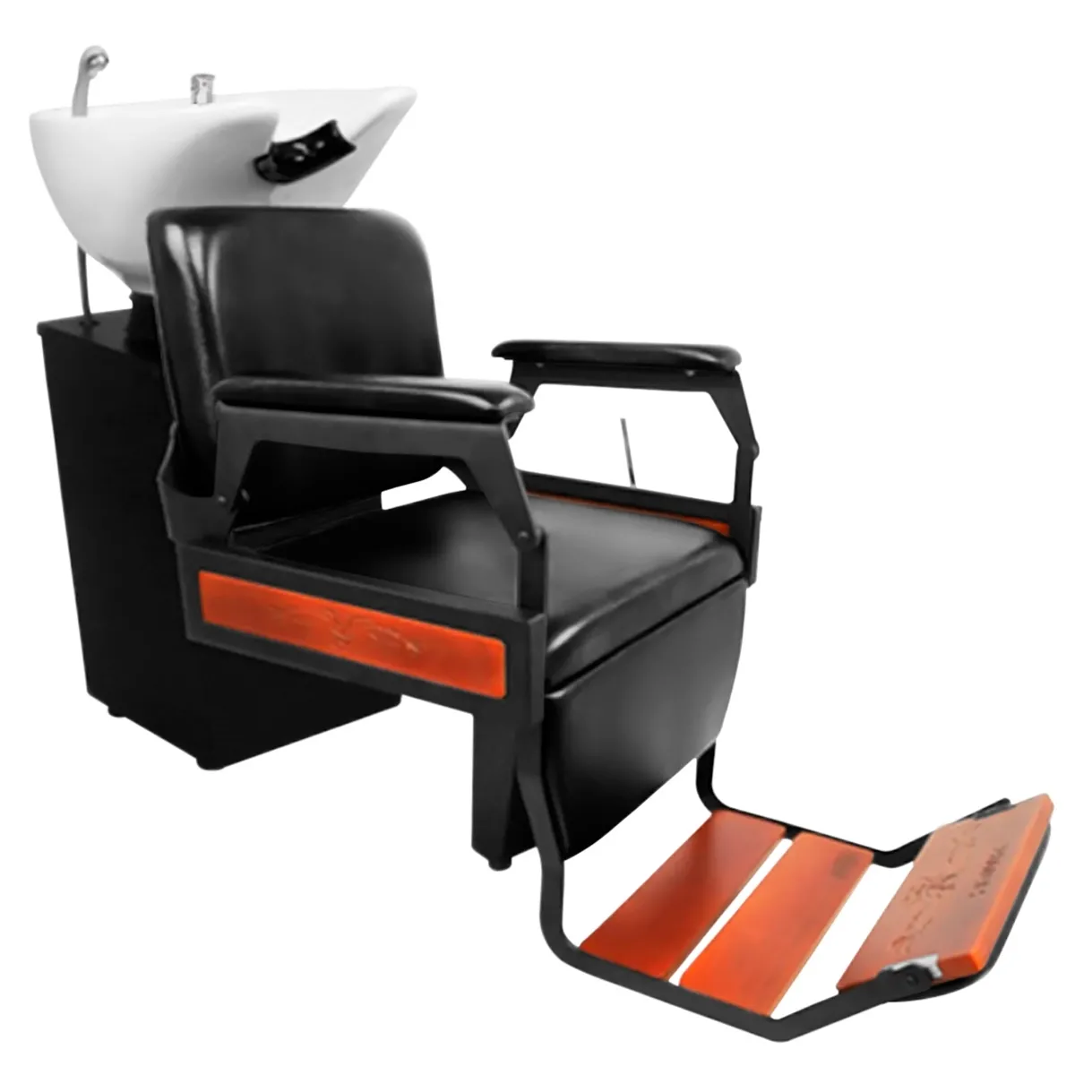 Lavatório Hawk Liso Kixiki Preto Olimpo