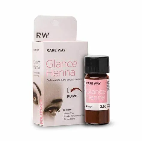 Kit Glance Henna Sobrancelha Ruivo 3.5g