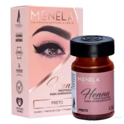 Henna Sobrancelha Menela 2,5g Preto
