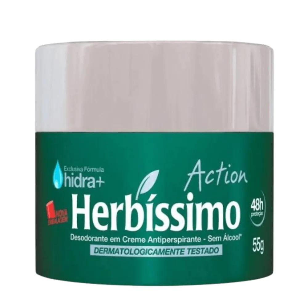 Herbissimo Desodorante Creme Antip Action - 55G