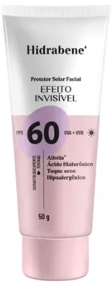 Hidrabene Protetor Solar Facial Efeito Invisível FPS60 50g