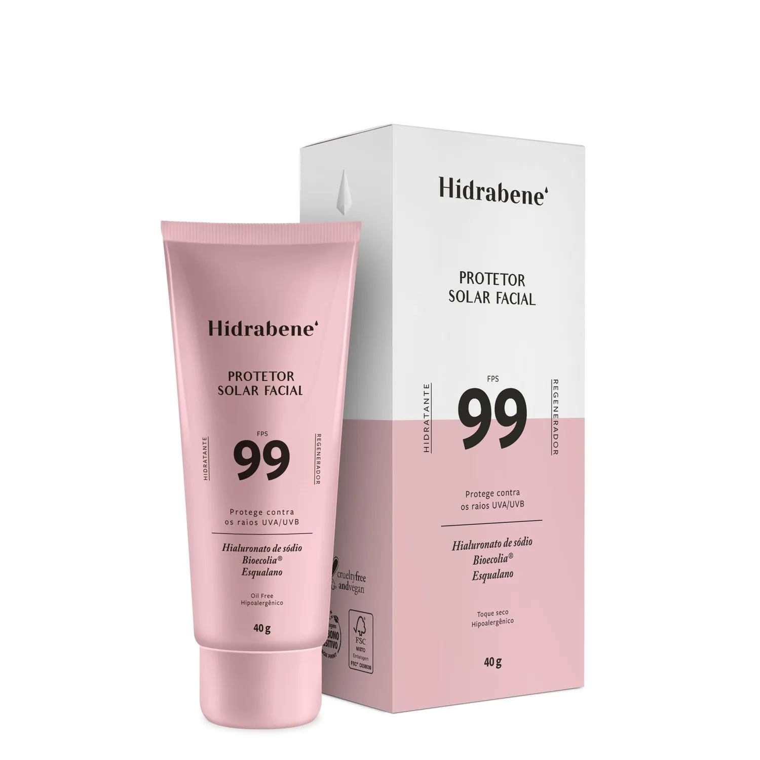 Hidrabene Protetor Solar Facial FPS99 40g