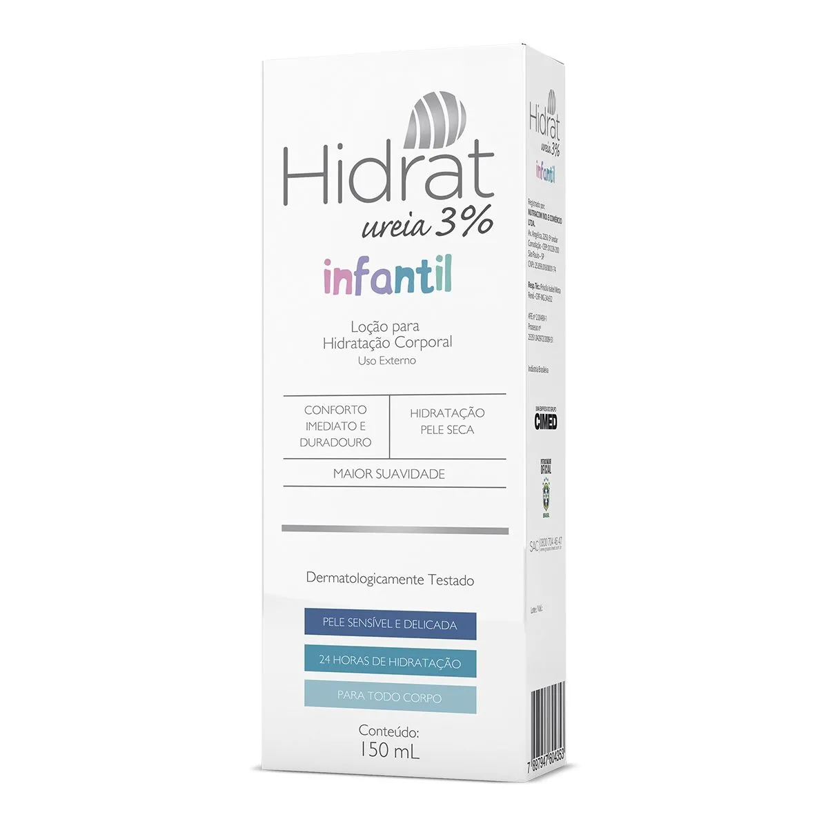 Hidrat Ureia 3% Infantil Loção Para Hidratação Corporal