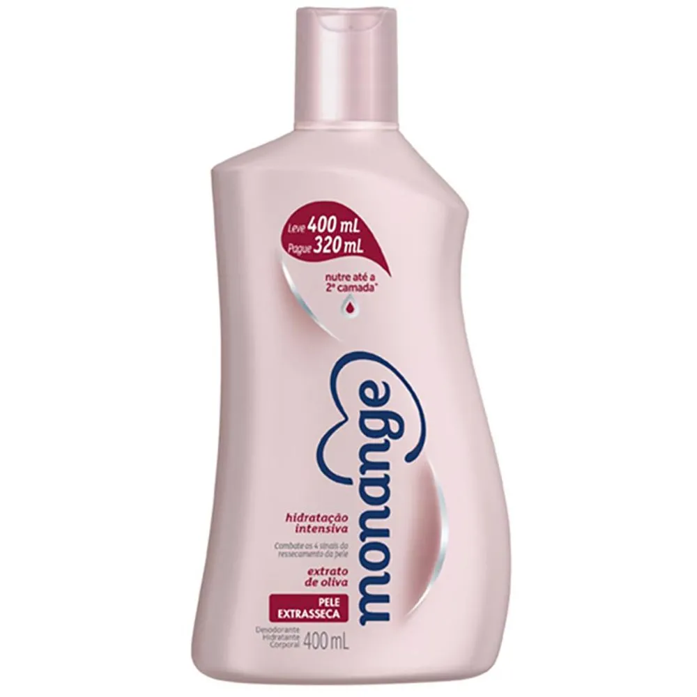 Hidratante Corporal Hidratação Intensiva 400ml Monange