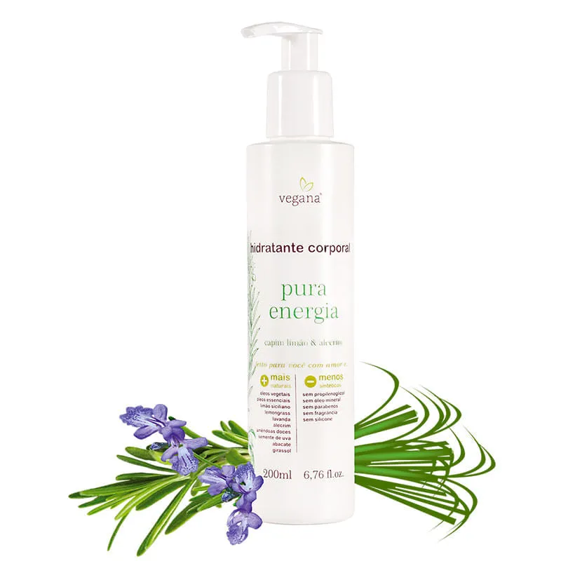 Hidratante Corporal Pura Energia - WNF - Frasco com 200ml