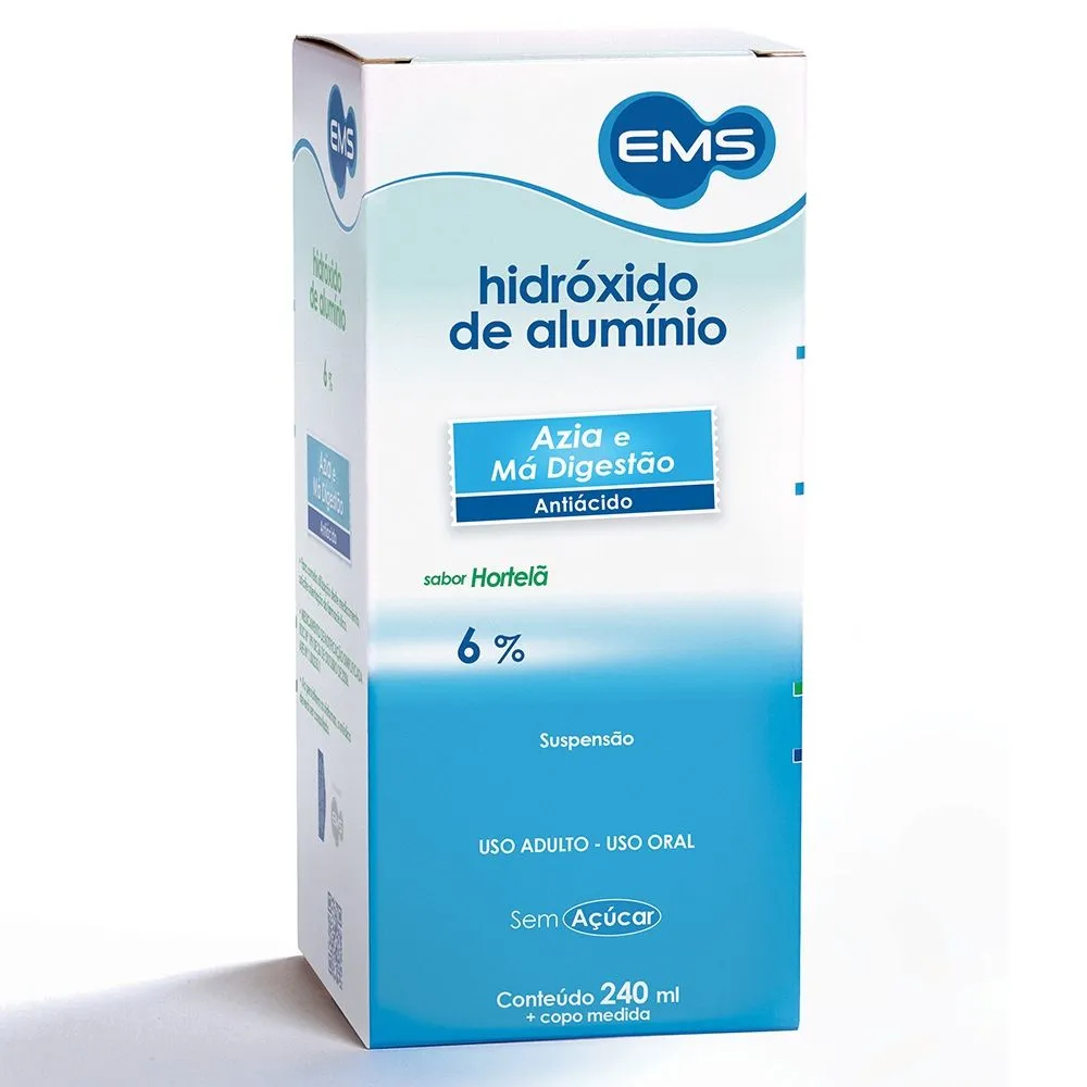 Hidroxido De Aluminio Suspensão Oral 240Ml