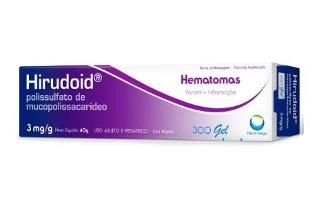 Hirudoid 300 Polissulfato de Mucopolissacarídeo Gel 40g